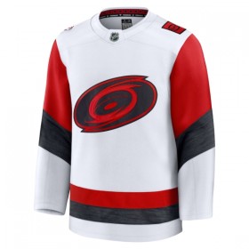 Miesten NHL Carolina Hurricanes Pelipaita Custom 2025-26 Fanatics Premium Vieras Valkoinen